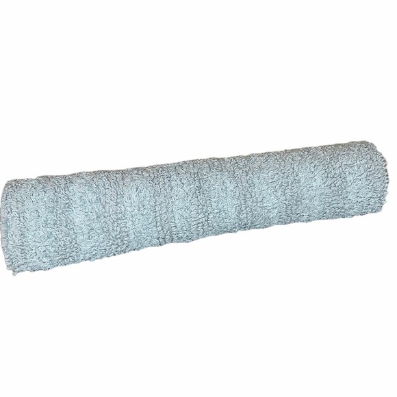 Textured Reversible Aqua Teal Green Bathmat - Picture 3 of 3